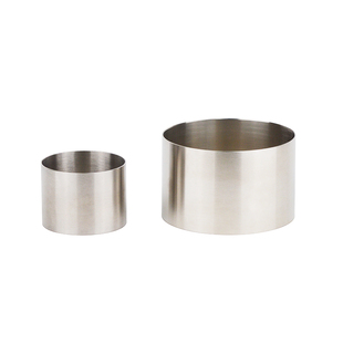 不锈钢慕斯圈肉松小贝模具迷你小号泡芙圈2寸3寸加高蛋糕饼干切模