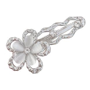 银色刘海发夹女生前额2025新款高级感碎发发卡侧边夹头发夹子头饰