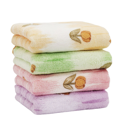 珊瑚绒洗碗巾不沾油强吸水