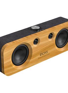 原木家居风DOSS声浪竹木蓝牙音箱