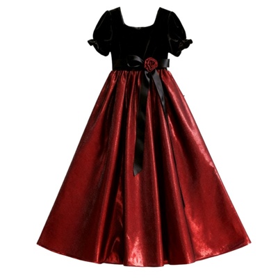 儿童主持人晚礼服女童公主裙