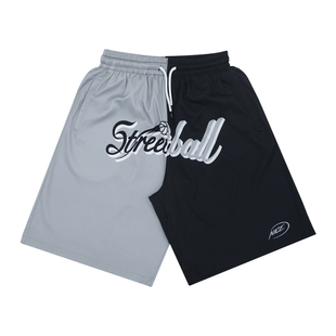 NICEID NICE新版黑灰影子短裤运动篮球裤男女宽松夏季训练五分裤