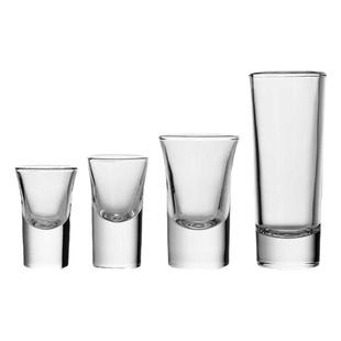 玻璃白酒杯小酒杯一口杯子弹杯家用酒壶酒盅烈酒杯家用KTV专用