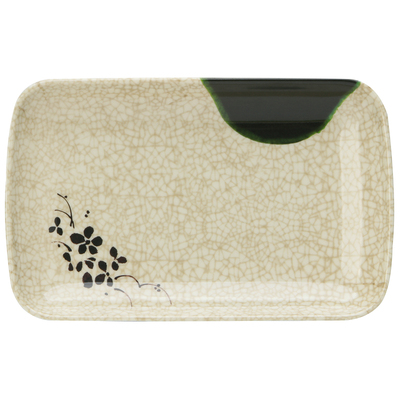 加厚耐摔密胺长方形肠粉盘火锅碟