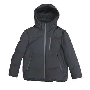 羽绒服天花板！柜1600+！90鸭绒+热反射！男士防风防水连帽羽绒服