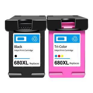 适用惠普HP680xl墨盒黑色彩色3636 3638 3838 2678 5088 2676 3778 2677 打印机可加墨连供xxl原装品质