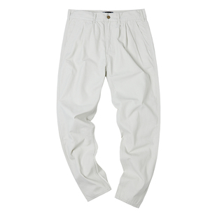 核爆炸西海岸白色卡其深蓝宽松大码纯棉修身男士百搭时尚休闲长裤