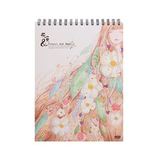 优凡素描本美术速写本手绘画纸儿童图画本a4纸学生用可爱写生本女