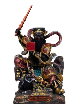 武财神赵公明树脂元宝印摆件