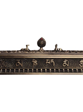 卧香炉黄铜色家用室内线香炉卧式黄铜色香炉香盒卧香炉线香炉家居