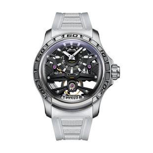 德国布加迪全自动机械男表名正品牌手表潮男夜光镂空大表盘十大