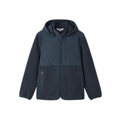 艾高男士外套全拉链抓绒衣保暖