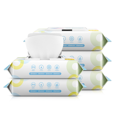 大包80抽湿巾纸婴儿实惠装
