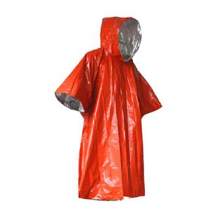 户外露营登山应急保温毯急救毯锡纸铝箔救生毯野外求生防失温雨衣