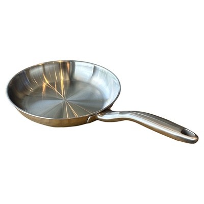 28cm三层钢一体不锈钢平底煎锅