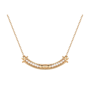 sanswood森吾《洛克天使》微笑珍珠项链复古轻奢精致锁骨链礼物女