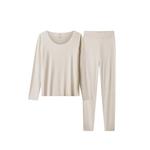 ubras保暖内衣女男肌底衣带胸垫秋衣秋裤氨基酸套装防静电