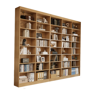 实木展示柜法式复古欧式原木风卧室展柜半高立柜客厅收纳柜家用柜