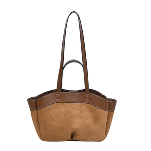 2025新款时尚百搭大容量通勤托特包高级感翅膀包秋冬菜篮子水桶包