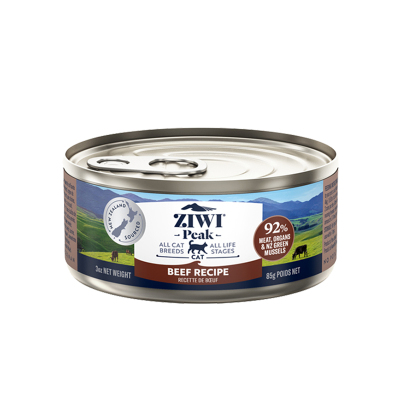 【自营】Ziwi滋益巅峰无谷低敏猫咪主食罐猫罐头85G*4罐湿粮罐头