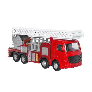 宝宝玩具小汽车男孩儿童合金救援消防车救火水枪折叠升降云梯模型