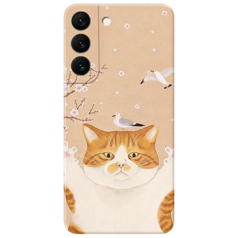 中国风猫咪适用三星s23s22..手机