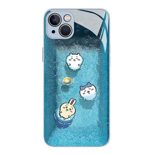 游泳chiikawa手机壳适用一加13乌萨奇15/1+ace5吉伊卡哇6/12小八3夏天11新款2v小清新10pro/oppo9r/9rt玻璃8t