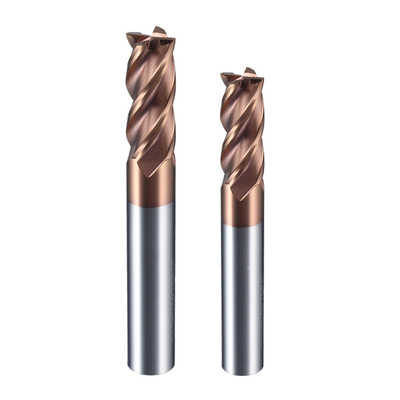 55度4刃铣刀钨钢合金涂层平底刀