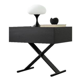 意式极简悬浮式床头柜小户型卧室床边柜家用设计感储物柜收纳柜