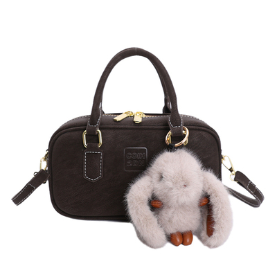 高级感小众保龄球手提包女2025秋冬新款时尚百搭日常通勤斜挎包