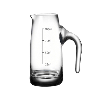 家用饭店用白酒分酒器套装100毫升量酒器小号玻璃洋酒红酒分酒壶