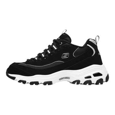 斯凯奇加绒女鞋熊猫鞋2025冬季新款运动鞋子正品保暖老爹鞋休闲鞋