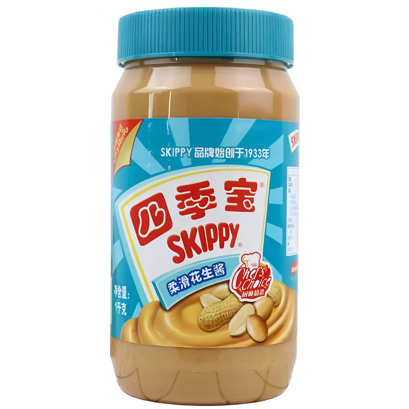 四季宝柔滑花生酱1kg 面包吐司饼干拌面酱火锅蘸料调料纯正商用酱