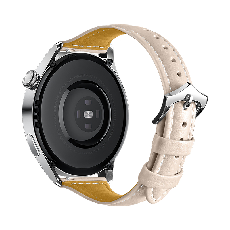 适用vivowatch2表带真皮vivo智能运动手表一/二代表46/41mm表带ins皮质表带vivo watch1代表带女款psnld新款