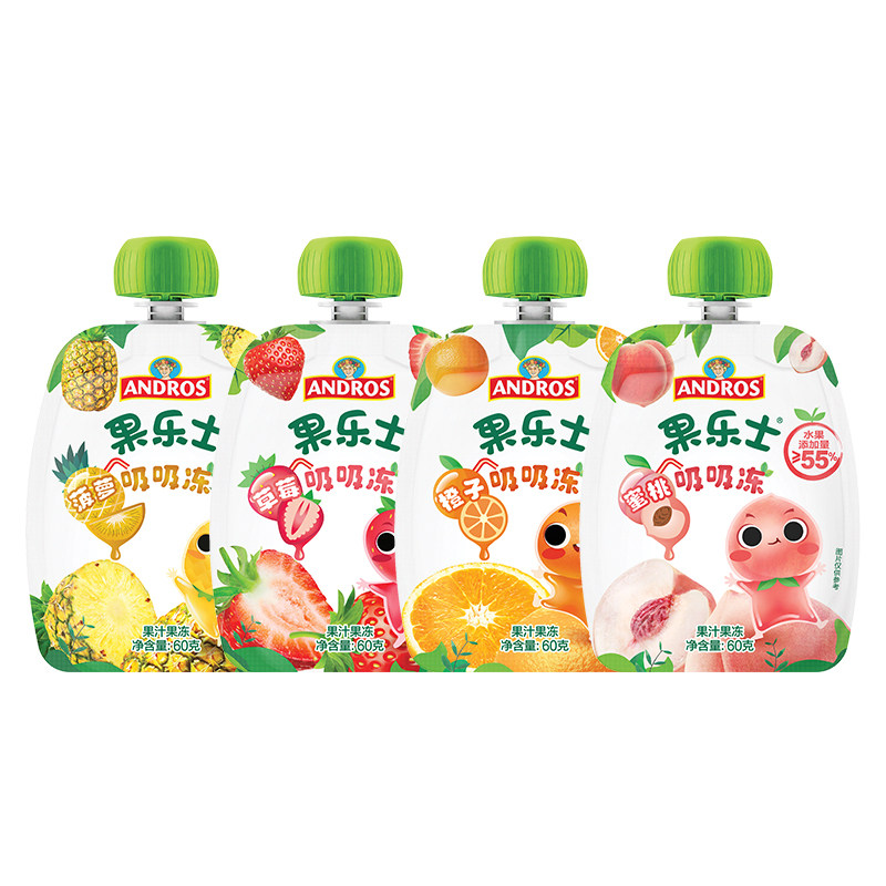andros果汁果冻60g*10袋