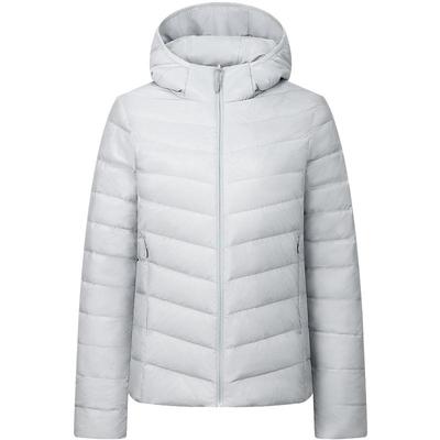 波司登2025春季女款连帽轻薄保暖羽绒服短款外套B250131002