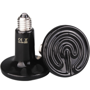 小鸡保温灯养殖场育雏加热红外线陶瓷保温灯爬宠烤灯猪用取暖灯泡