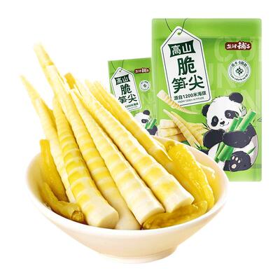 盐津铺子泡椒笋尖0脂脆笋250g