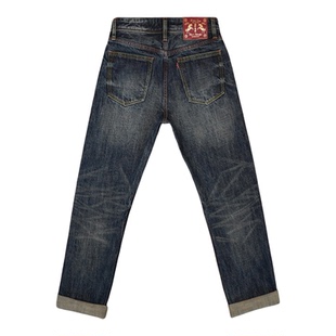 330马年贺岁款18盎司赤耳丹宁牛仔裤男纯棉直筒宽松秋冬厚款百搭
