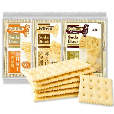 小牧270gx3早餐网红散装苏打饼干