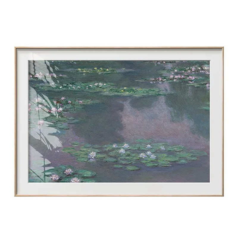 MFA波士顿莫奈睡莲油画挂画