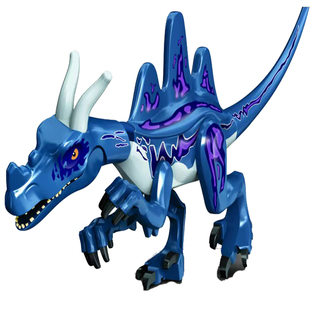 侏罗纪系列G77089大号恐龙中华龙迅猛剑龙霸王龙积木拼装益智玩具