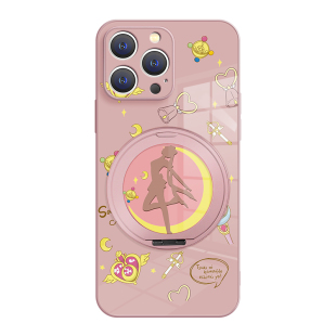 美少女战士适用iPhone17promax手机壳苹果15plus磁吸14带支架13pm无线充电Magsafe新款支点16超好看高级女套