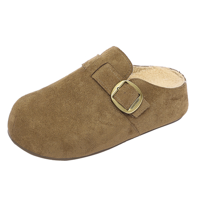 【杨幂同款】加绒勃肯包头半拖鞋