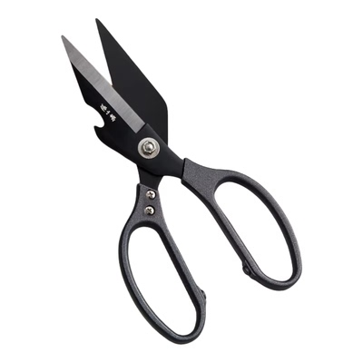 张小泉黑武士厨房剪刀镀钛家用剪