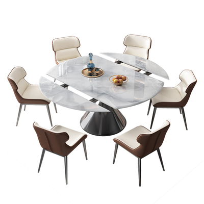 轻者超晶石餐桌家用小户型