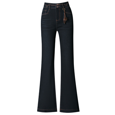 时尚微喇牛仔裤女秋冬2025新款