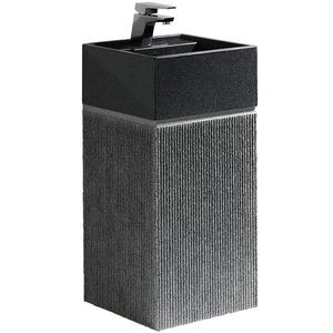 冠石汇石头立柱盆室外落地式洗手盆庭院洗脸盆花园水池户外洗手池