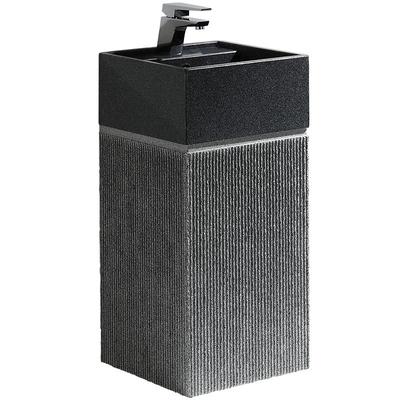 冠石汇立柱盆大理石户外洗手盆