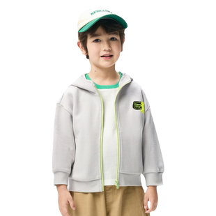 巴拉巴拉男童运动外套宝宝纯棉卫衣儿童长袖上衣2025秋季新款童装